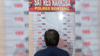 R Diringkus Saat Berada di Hotel Bontang, 1 Poket Sabu Seberat 0,28 Gram Disita