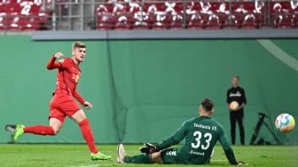 Timo Werner Hattrick dalam Kemenangan 8-0 Leipzig atas Teutonia Ottensen