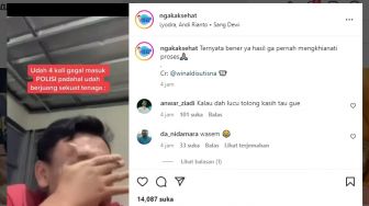 Pria Ini Nangis Karena 4 Kali Gagal Masuk Polisi, Videonya Viral di IG: Mengkhianati Proses