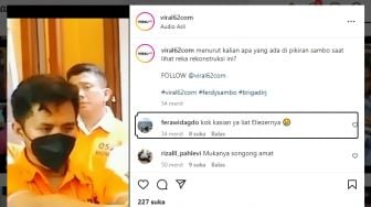 Reka Adegan Penembakan Brigadir J oleh Bharada E, Wajah Sambo Jadi Sorotan Warganet: Songong Amat