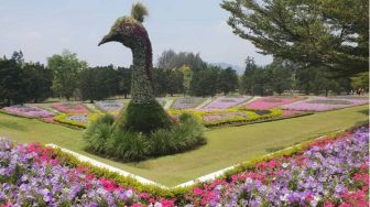 Taman Bunga Nusantara, Perpaduan Florawisata dengan Miniatur Dunia