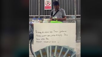 Viral Pria Misterius Sedekah ke Penjual Es Cendol dengan Cara yang Tak Biasa, Netizen: Sehat Selalu Orang Baik