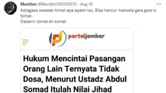 CEK FAKTA: Benarkah UAS Sebut Hukum Mencintai Pasangan Orang Lain Tidak Dosa tapi Malah Jihad?