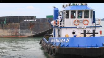 Satu Set Kapal Tugboat dari Dugaan Kasus Korupsi Triliunan Surya Darmadi Disita di CPO Kabil Batam