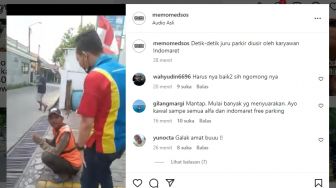 Tukang Parkir di Indomaret Diusir Pemilik Lahan, Warganet: Sebenarnya Kasian, Tapi Ya Sudahlah