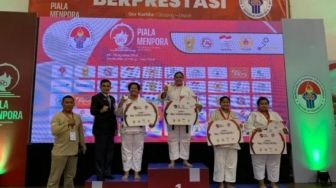 Dua Atlet Judo Lampung Juarai Kejurnas Piala Menpora 2022 di Depok