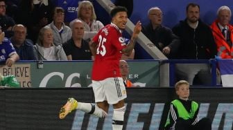 Hasil Leicester City vs Manchester United: Gol Jadon Sancho Menangkan Setan Merah