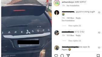 Viral Tulisan di Mobil Pajero Sport Diganti 'Jare Sopo', Warganet: Orang Jawa Full Senyum