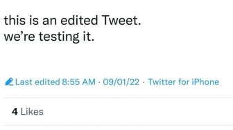 Twitter Uji Coba Fitur Edit Button: Pengguna Bisa Edit Cuitan yang Diposting