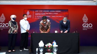 Pertamina NRE-Pondera Kaji Bersama Fasilitas Terintegrasi PLTB dan Hidrogen Hijau