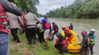 Mahasiswa UMSU Hanyut di Sungai Bah Bolon Ditemukan Tak Bernyawa