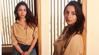 Alia Bhatt Nyanyikan Kesariya dalam Bahasa Telugu di Pra-rilis 'Brahmastra'