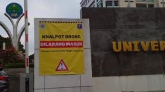 Bising dan Meresahkan, Universitas Negeri Malang Larang Kendaraan Knalpot Brong Masuk Kampus