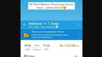 Wisatawan Mau ke Toraja Naik Pesawat, Langsung Batal Saat Cek Harga Tiket