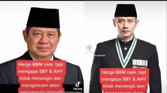 Warganet Singgung Sikap SBY dan AHY Terkait Naiknya Harga BBM