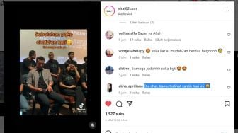 Ariel Tatum dan Nicholas Saputra Saling Lempar Senyum saat Konferensi: Sebelahan Pake Chat