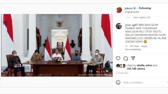 Harga BBM Naik, Warganet Serbu Instagram Jokowi: Lanjut 1.000 Periode