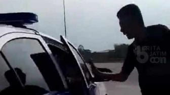 Kronologis Seorang Sopir Pajero Cekcok dengan Polisi di Jalan Tol Versi Ditlantas Polda Jatim