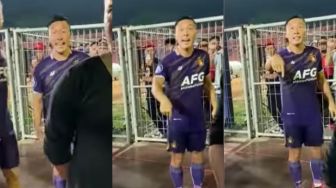 Pemain Persik Kediri, Arthur Irawan Ngamuk Diteriaki Out oleh Penonton, Siapa Dia?