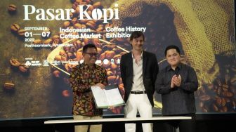 Erick Thohir Resmikan Pameran Pasar Kopi di Eropa