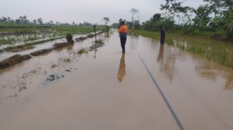 Banjir Bandang di Cianjur Rendam Rel Kereta Api, KA Siliwangi Sukabumi-Cianjur-Cipatat Terhenti