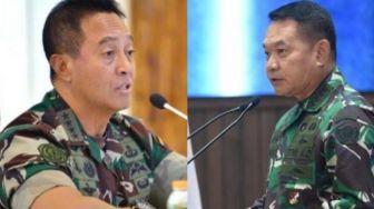 Beda Rekam Jejak Andika Perkasa vs Dudung Abdurachman, Dua Jenderal Bintang 4 yang Diisukan Tak Harmonis