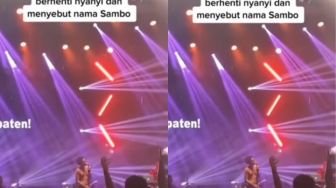 Video Ari Lesmana Fourtwnty Teriakkan Nama Sambo, Penonton Khawatir Ada Tukang Bakso