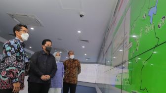 Tinjau Command Center Pertamina, Erick Thohir Pantau Stok dan Upaya Antisipasi Kebocoran BBM