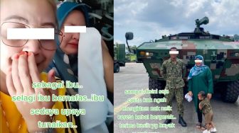 Bumil Nangis Ngidam Ingin Naik Tank, Keinginannya Terwujud Berkat Bantuan Tentara ini