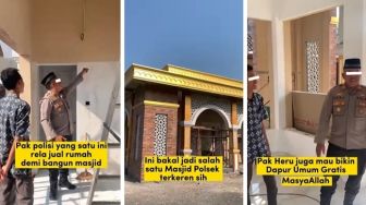 Viral Polisi di Jogja Rela Jual Rumah demi Bangun Masjid, Banjir Pujian Warganet: Ini Baru Oknum!