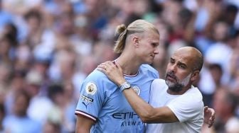 Southampton vs Manchester City, Guardiola Pastikan Erling Haaland Siap Tempur