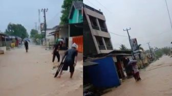 Hujan Deras 4 Jam Lebih, Dua Desa di Lampung Selatan Terendam Banjir