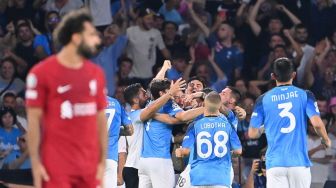 Hasil Napoli vs Liverpool: Diwarnai Dua Penalti, Partenopei Permalukan The Reds 4-1