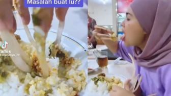 Punya Kuku Panjang, Cara Wanita Ini Makan Bikin Warganet Menghujat