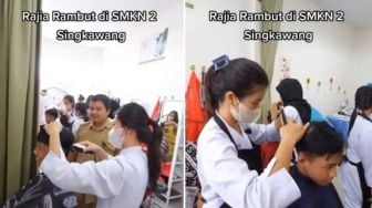 Siswa Kena Razia Rambut Jadi Model Pangkas Praktik Siswi, Ramai Komentar Kocak