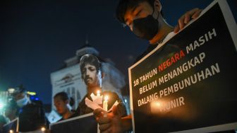 Peringatan 18 Tahun Kematian Munir di Medan