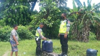 Polres Nabire Amankan 6 Sopir Atas Dugaan Penimbunan BBM Bersubsidi