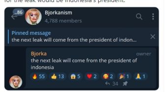Hacker Bjorka Blak-blakan Akan Retas Data Presiden Indonesia, Publik Malah Dukung Penuh: Sikat Aja