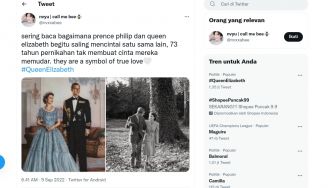 Warganet Nobatkan Kisah Cinta Ratu Elizabeth II dengan Pangeran Philip sebagai Cinta Sejati