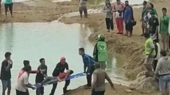 Dua Anak Tenggelam di Danau Galian Bekas Tambang Ditemukan, Kondisi Belum Bisa Dipastikan