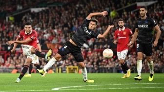 Kemenangan ini membuat Real Sociedad berada di peringkat kedua klasemen sementara Grup E Liga Europa dengan torehan tiga poin dari satu laga, kalah selisih gol dari Sheriff Tiraspol. (AFP)