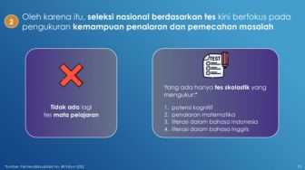 Tes Mata Pelajaran Masuk PTN Jalur SBMPTN Dihapus, Ini Penggantinya