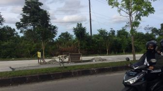 Nursalam Soroti Jalan Bonles yang Kembali Rusak