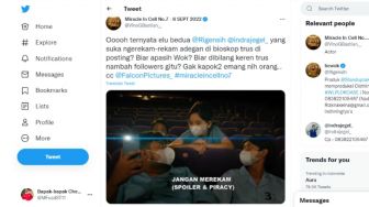 Cara Unik Vino G Bastian Menyindir Tukang Rekam Film di Bioskop