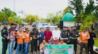 Pemkab Tanbu Lepas 40 Rider Komunitas Serambi Madinah Adventure Trail