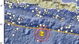 Gempa M 5,6 Pacitan Jatim, BMKG: Tidak Berpotensi Tsunami