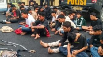 Diduga Hendak Tawuran, 46 Anggota Geng Motor Diringkus Polisi