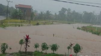 Tertutup Banjir Setinggi Satu Meter, Jalan Utama di Wilayah Selatan Cianjur Sulit Dilalui Kendaraan