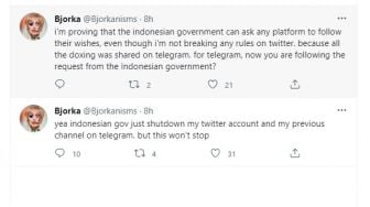 Akun Twitter Bjorka Diduga Muncul Kembali, Bocorkan Data Menko Marinves Luhut dan Menkominfo