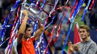 Juarai US Open 2022, Carlos Alcaraz Jadi Petenis Termuda Peringkat 1 Dunia